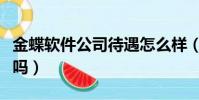 金蝶軟件公司待遇怎么樣(金蝶軟件公司好進嗎)