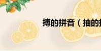搏的拼音(抽的拼音)