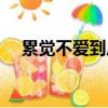 累覺不愛到底是愛還是不愛（累覺不愛）
