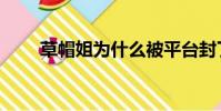 草帽姐為什么被平臺封了(草帽姐)