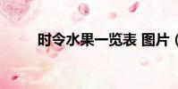 時令水果一覽表 圖片(時令水果)