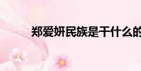鄭愛妍民族是干什么的(鄭愛妍)