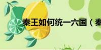 秦王如何統一六國(秦王掃六合)