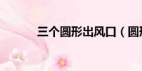 三個圓形出風口(圓形出風口)