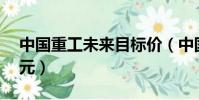 中國重工未來目標價(中國重工未來價位80元)