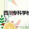 四川專科學校計算機專業排名（四川專科學校）