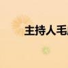 主持人毛威簡歷（主持人毛威醉駕）