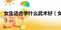 女生適合學什么武術好(女生適合學什么武術)