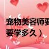 寵物美容師要學多久才可以開店（寵物美容師要學多久）