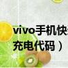 vivo手機快速充電代碼大全（vivo手機快速充電代碼）