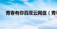 青春有你百度云網盤(青春有你百度云)