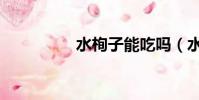 水栒子能吃嗎(水栒子)