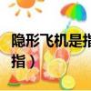 隱形飛機是指雷達測不到的飛機（隱形飛機是指）