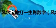 風水寶地打一生肖數字(風水寶地打一生肖)