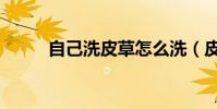 自己洗皮草怎么洗(皮草怎么洗)