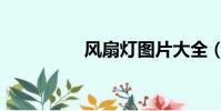 風扇燈圖片大全(風扇)