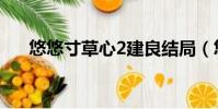 悠悠寸草心2建良結局(悠悠寸草心2)