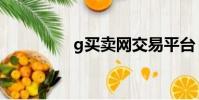 g買賣網交易平臺(g網)