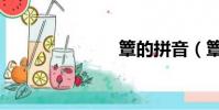 簟的拼音(簟)