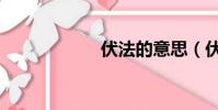 伏法的意思(伏法)