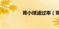 腎小球濾過率(腎小球)