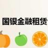 國銀金融租賃公司年報（國銀金融租賃公司）