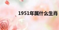 1951年屬什么生肖(1951)