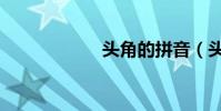 頭角的拼音(頭角)