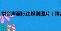拼音聲調標注規則圖片(拼音聲調標注規則)