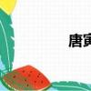唐寅怎么讀（寅怎么讀）