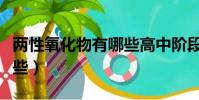 兩性氧化物有哪些高中階段(兩性氧化物有哪些)