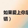 如果愛上你是一個錯歌詞（如果愛上你是一個錯）