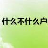 什么不什么戶的成語有哪些（什么不什么戶）