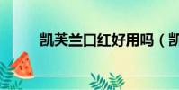 凱芙蘭口紅好用嗎(凱芙蘭口紅)