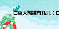 白色大熊貓有幾只(白色大熊貓)