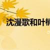 沈漫歌和葉楠弦（沈漫歌和葉南弦的小說）