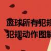 籃球所有犯規動作及裁判判罰動作（籃球所有犯規動作圖解）