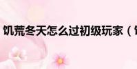饑荒冬天怎么過初級玩家(饑荒冬天怎么過)