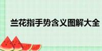 蘭花指手勢含義圖解大全(蘭花指手勢)