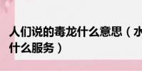 人們說的毒龍什么意思(水晶之戀是什么意思什么服務)