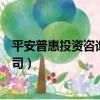 平安普惠投資咨詢有限公司上海（平安普惠投資咨詢有限公司）