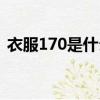 衣服170是什么碼女裝（衣服170是什么碼）
