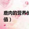 鹿肉的營養價值及功效和作用（鹿肉的營養價值）