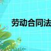 勞動合同法案例ppt（勞動合同法案例）