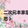 二次元本家是什么意思（二次元本命是什么意思）