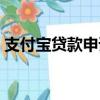 支付寶貸款申請書怎么寫（支付寶貸款申請）