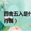 四舍五入是什么生肖數字（四舍五入是什么生肖屬）