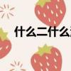什么二什么河什么成語（什么二什么河）