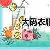 大碼衣服的品牌推薦（大碼衣服）