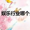 娛樂行業哪個最賺錢（娛樂行業什么最賺錢）